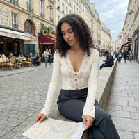 Pure Lace Top - cream