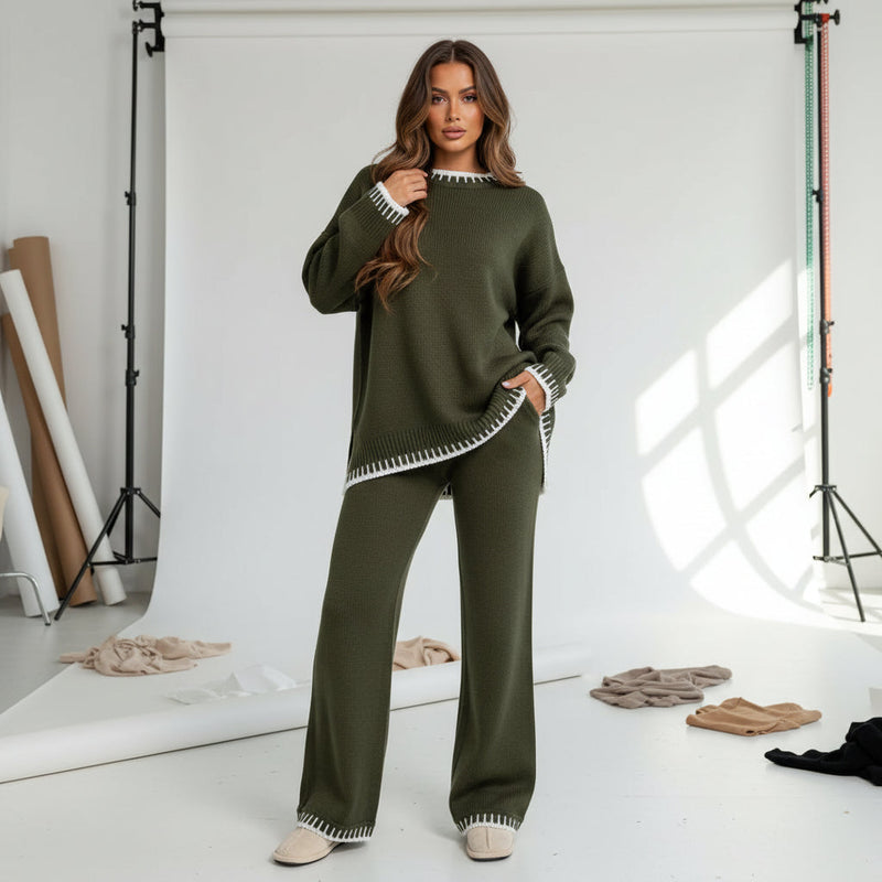 Knit Lounge Set - green