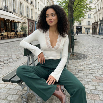 Sublime Lace Top - cream