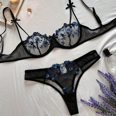 Calyra Rose Set – black blue