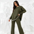 Knit Lounge Set - green