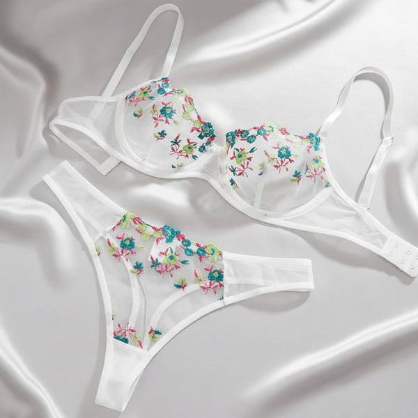 Calyra Rose Set – white teal