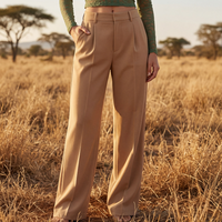 Elegant Palazzo Pants - Camel